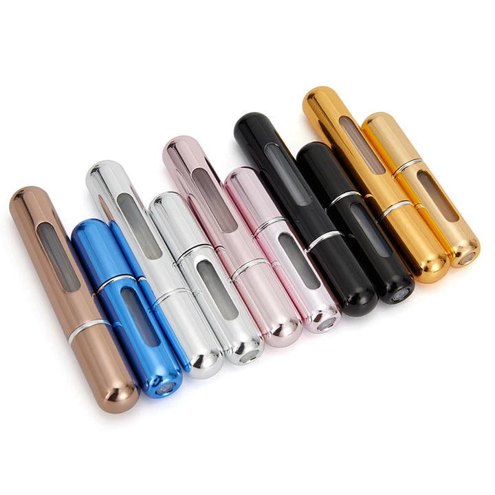 Perfume Bottle Set 8Ml 5Ml Refillable Bottle with Spray Pump Empty Cosmetic Containers Travel Atomizer Bottle Free Shipping